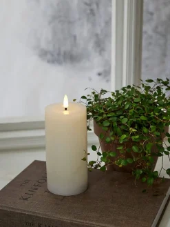 LED-kynttilä Flamme Flow 17,5 cm valkoinen><noscript><img width=