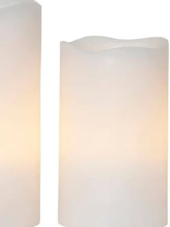 LED-kynttilä May valkoinen 3 kpl>Star Trading Clearance