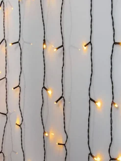 valoverho Golden Warm White 120 LED musta 1,3x2>Star Trading Hot