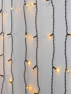 valoverho Golden Warm White 80 LED musta 1,3x1,>Star Trading Clearance