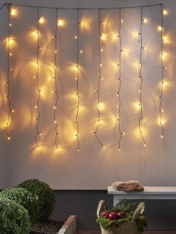 valoverho Golden Warm White 80 LED musta 1,3x1,>Star Trading Clearance