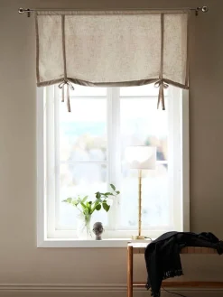 Svanefors Verhot Ja Verhotarvikkeet|laskosverho Otila 100x90 cm beige