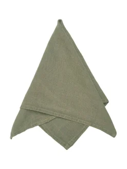 Svanefors Keittiötekstiilit|servetti Julie 45x45 cm sammaleenvihreä
