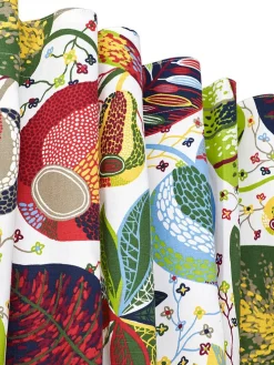 Svanefors Verhot Ja Verhotarvikkeet|verhot A&E 145x250 cm punainen 2 kpl