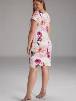 Swing Curve Lyhyet Juhlamekot|mekko 5AG162SC 452 Fuchsia