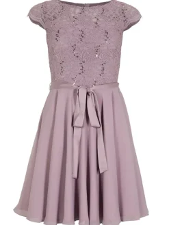 Swing Lyhyet Juhlamekot|mekko 5AF02700 447 Haalea lila
