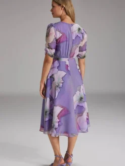 Swing Lyhyet Juhlamekot|mekko 5AG08700 4401 Lila