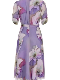 Swing Lyhyet Juhlamekot|mekko 5AG08700 4401 Lila
