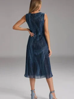 Swing Lyhyet Juhlamekot|mekko 5AG10300 midi 333 Tummansininen