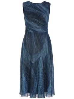 Swing Lyhyet Juhlamekot|mekko 5AG10300 midi 333 Tummansininen