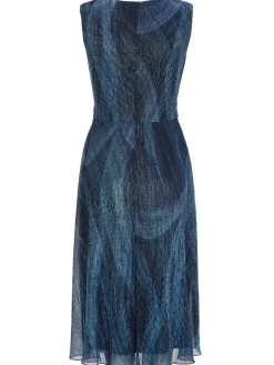 Swing Lyhyet Juhlamekot|mekko 5AG10300 midi 333 Tummansininen