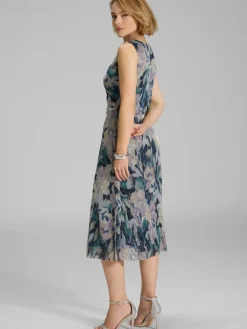 Swing Lyhyet Juhlamekot|mekko 5AJ11200 Midi 4301 Mauve / Multicolor