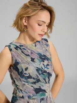 Swing Lyhyet Juhlamekot|mekko 5AJ11200 Midi 4301 Mauve / Multicolor