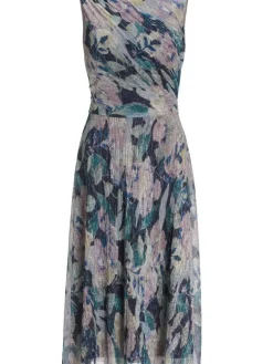 Swing Lyhyet Juhlamekot|mekko 5AJ11200 Midi 4301 Mauve / Multicolor