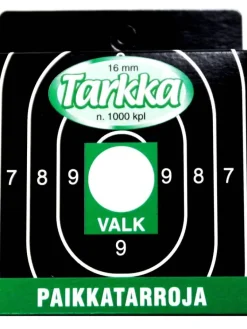 Tarkka Paikkatarra 16 mm valkoinen> Online