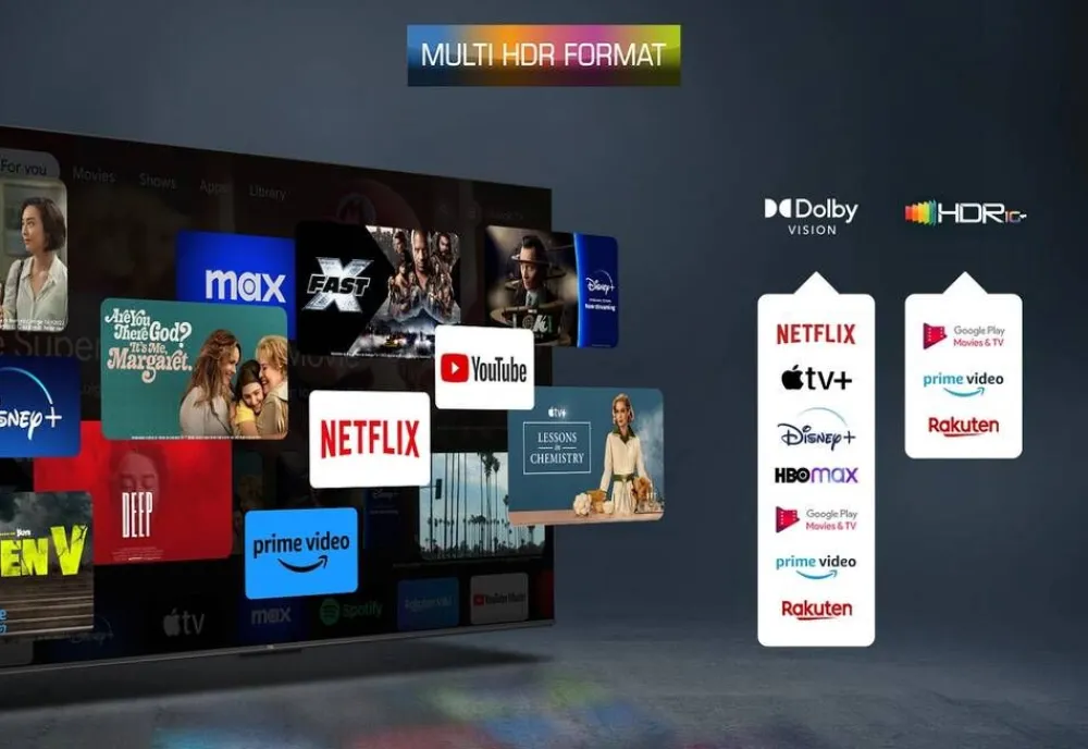 Tcl Televisiot|QLED-TV 65" 4K 65C69B