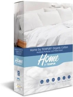 160x220x17 cmmuotoonommeltu suojalakana Organic Cotto>TEMPUR