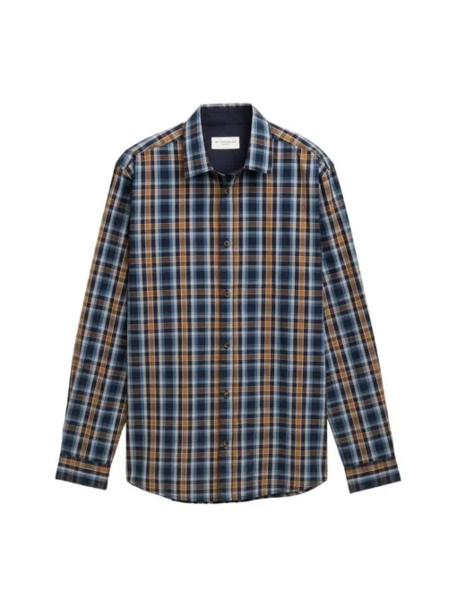 Tom Tailor Kauluspaidat|paita 1047324 38477 Navy blue shades check