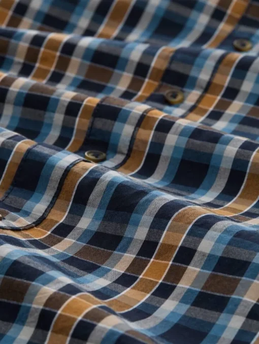 Tom Tailor Kauluspaidat|paita 1047324 38477 Navy blue shades check