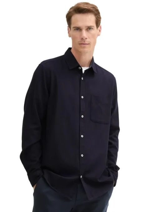 Tom Tailor Kauluspaidat|paita 1042659 13160 Knitted navy melange