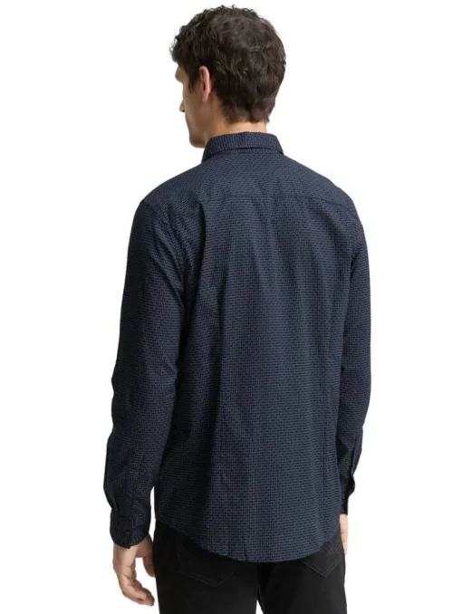 Tom Tailor Kauluspaidat|paita 1048444 Slim fit 38970 Navy mini spike design