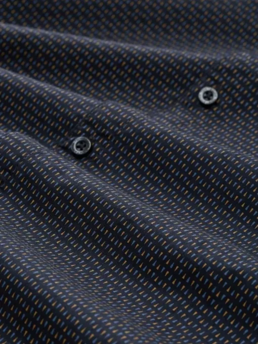 Tom Tailor Kauluspaidat|paita 1048444 Slim fit 38970 Navy mini spike design