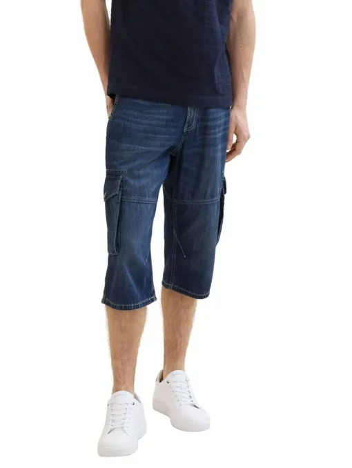 Tom Tailor Shortsit|shortsit 1041427 10119 Used mid stone blue denim