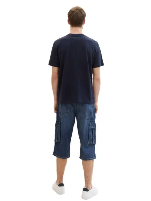 Tom Tailor Shortsit|shortsit 1041427 10119 Used mid stone blue denim