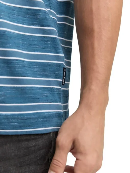 Tom Tailor T-Paidat|t-paita 1047810 38630 Real teal dyed stripe