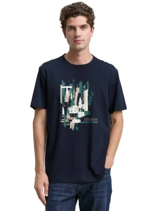 Tom Tailor T-Paidat|t-paita 1047788 10668 Sky captain blue