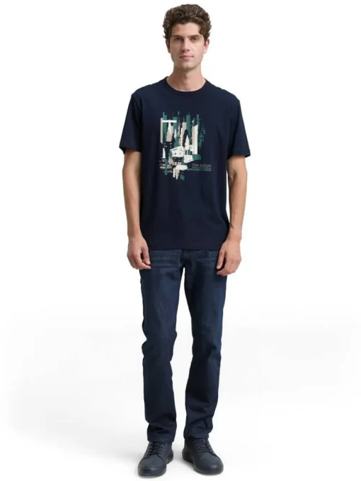 Tom Tailor T-Paidat|t-paita 1047788 10668 Sky captain blue