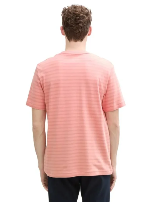 Tom Tailor T-Paidat|t-paita 1045694 37409 Hazy rose tonal fine stripe