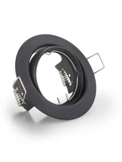 alasvalo Jura GU10 mattamusta pyöreä>Trio Lighting Sale
