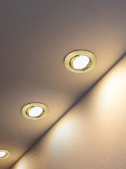 Trio Lighting Sisustusvalaisimet|alasvalo Jura GU10 mattamessinki pyöreä