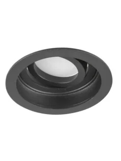 alasvalo Kenai GU10 9 cm mattamusta pyöreä>Trio Lighting Best