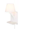 Trio Lighting Sisustusvalaisimet|Comfort seinävalaisin E14 mattavalkoinen latau