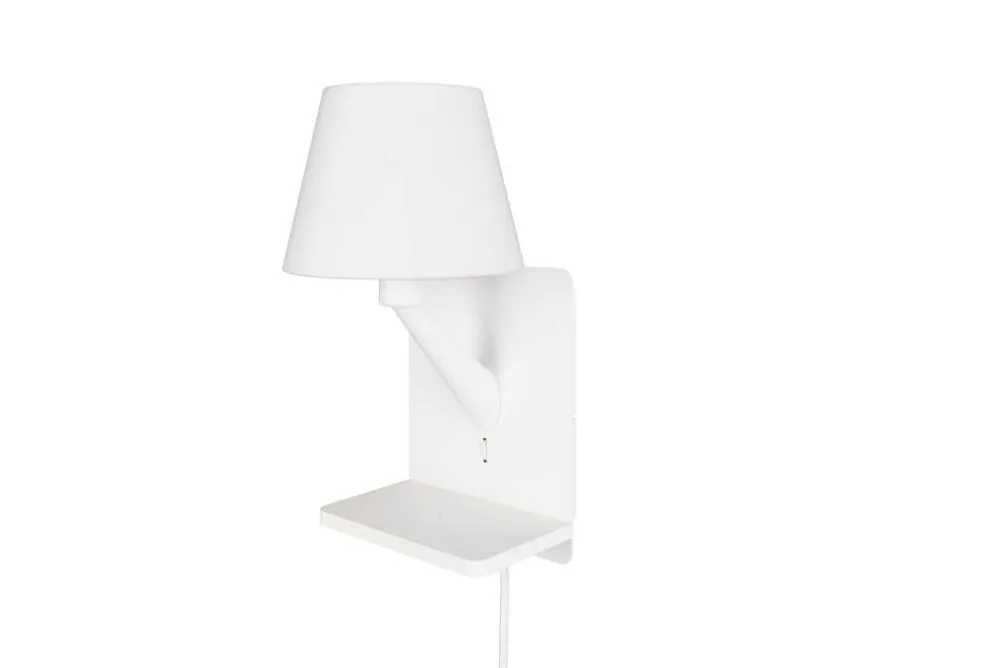 Trio Lighting Sisustusvalaisimet|Comfort seinävalaisin E14 mattavalkoinen latau