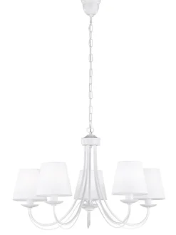 Trio Lighting Sisustusvalaisimet|kattokruunu Cortez 5-os E14 mattavalkoinen