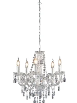 Trio Lighting Sisustusvalaisimet|kattokruunu Luster 5-os E14 kirkas