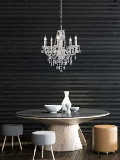 Trio Lighting Sisustusvalaisimet|kattokruunu Luster 5-os E14 kirkas