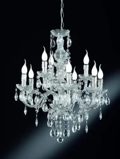 kattokruunu Luster 9-os 9xE14 kirkas>Trio Lighting Clearance