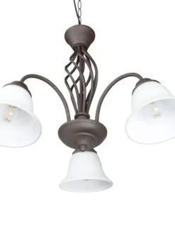 Trio Lighting Sisustusvalaisimet|kattokruunu Rustica 3-os E27 rustiikki