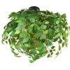 Trio Lighting Sisustusvalaisimet|kattovalaisin Leavy 70 cm 3xE14 vihreä