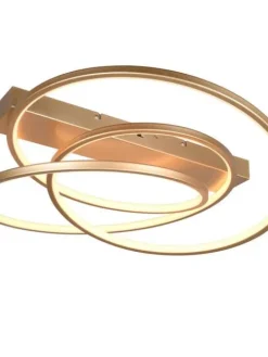 Trio Lighting Sisustusvalaisimet|kattovalaisin Darvin LED kulta
