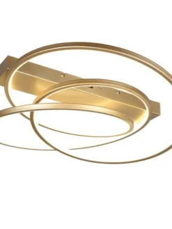 Trio Lighting Sisustusvalaisimet|kattovalaisin Darvin LED kulta