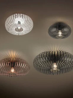 Trio Lighting Sisustusvalaisimet|kattovalaisin Johann 30 cm E27 mattamusta