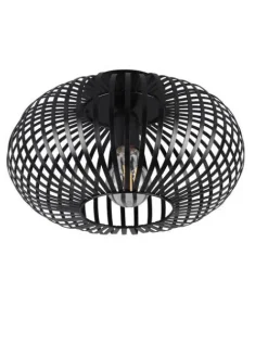 Trio Lighting Sisustusvalaisimet|kattovalaisin Johann 30 cm E27 mattamusta