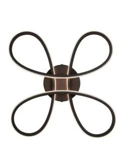 Trio Lighting Sisustusvalaisimet|kattovalaisin Fly LED 40 cm mattamusta