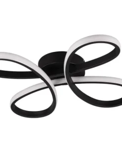 Trio Lighting Sisustusvalaisimet|kattovalaisin Fly LED 40 cm mattamusta