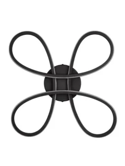 Trio Lighting Sisustusvalaisimet|kattovalaisin Fly LED 40 cm mattamusta